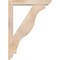 Ekena Millwork Funston Slat Smooth Bracket w/ Offset Brace, Douglas Fir, 5 1/2"W x 32"D x 44"H BKT0604X32X44FST06SDF - alternate 4